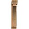 Ekena Millwork Thorton Traditional Rough Sawn Bracket w/ Offset Brace, Western Red Cedar, 6"W x 28"D x 32"H BKT0604X28X32THR01RWR - alternate 4